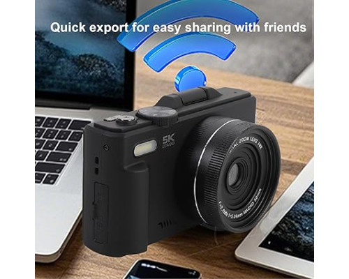 Цифрова ретро-камера 5K 75MP, Wi-Fi