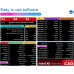 Килимок для ігрової миші excovip Extended з прошитими краями 800 x 300 мм