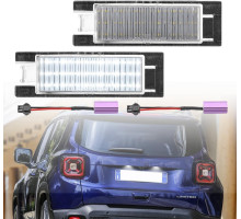 Світлодіодні лампи номерного знака для Jeep Renegade Canbus 2015-2021 OEM-номер: 68247166AA