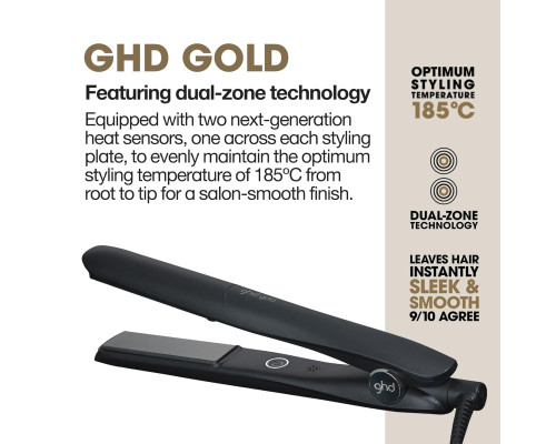 Професійний керамічний випрямляч для волосся GHD Gold