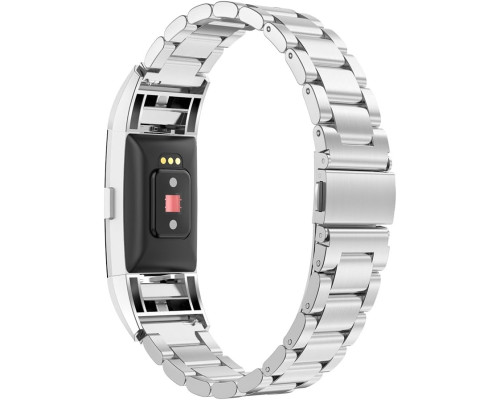 Змінний ремінець з нержавіючої сталі для фітнес-годинника Fitbit Charge 2