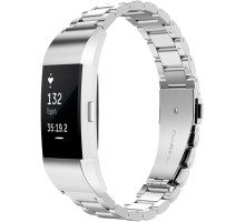 Змінний ремінець з нержавіючої сталі для фітнес-годинника Fitbit Charge 2