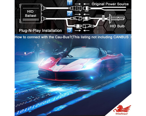 Ксенонові лампи WinPower H11/H8/H9