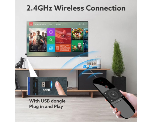 Пульт дистанційного керування WeChip W1 Air Mouse із клавіатурою