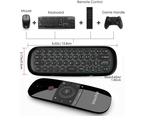 Пульт дистанційного керування WeChip W1 Air Mouse із клавіатурою