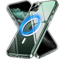 Прозорий магнітний чохол ivoler для iPhone 11 Pro