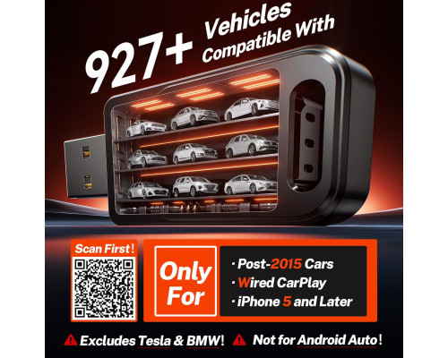 Бездротовий адаптер Apple CarPlay Cleviton