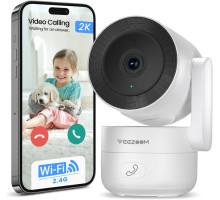 Камера VEEZOOM 4MP WLAN для приміщень 2.4G WiFi