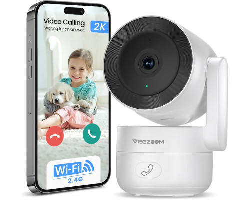Камера VEEZOOM 4MP WLAN для приміщень 2.4G WiFi