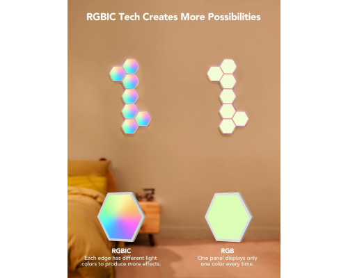 Розумний настінний світильник / світлові панелі 7 шт Govee Glide Hexa Light