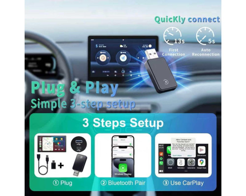 Бездротовий адаптер CarPlay для iPhone