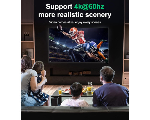 Перемикач HDMI GANA 4K для мультимедійних пристроїв