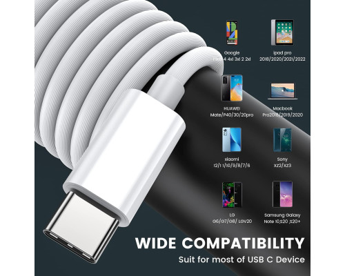 Дротові навушники з мікрофоном для смартфонів з інтерфейсом USB C (Комплект 2 шт)
