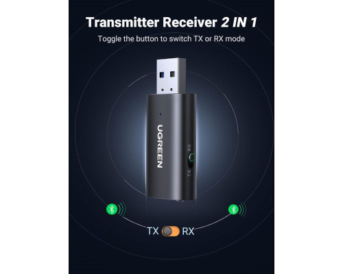 2 в 1 Bluetooth-передавач та приймач