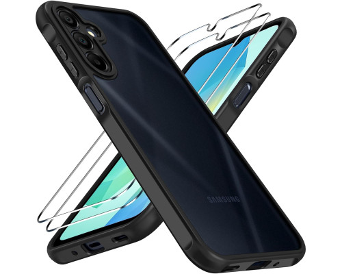 Чохол ivoler 3 в 1 для Samsung A16 5G з двома загартованим склом