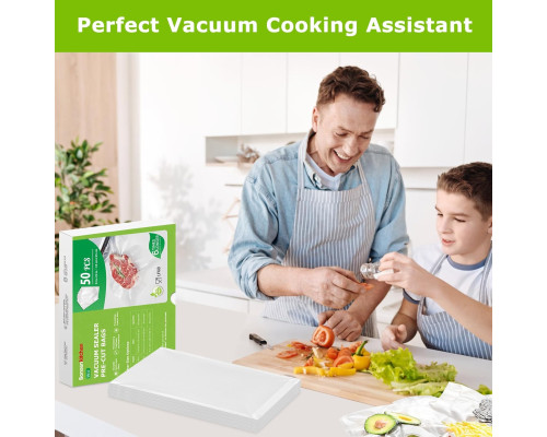 Пакети для вакуумного пакування Bonsenkitchen (Комплект 50шт)