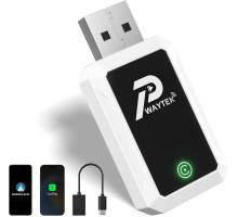 Бездротовий адаптер 2-в-1 для CarPlay та Android Auto 5GHz WiFi та Bluetooth