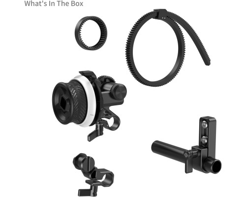 Компактний Follow Focus SmallRig 3010C з A/B-стопами та ременем для кільця шестерні (до 114 мм)