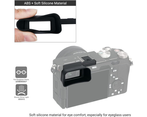 Подовжений наочник камери KIWIFOTOS для Sony A7C
