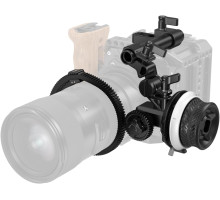 Компактний Follow Focus SmallRig 3010C з A/B-стопами та ременем для кільця шестерні (до 114 мм)