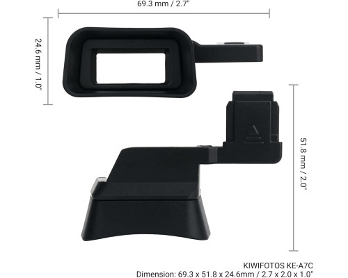 Подовжений наочник камери KIWIFOTOS для Sony A7C