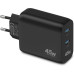 Зарядний пристрій USB-C потужністю 45 Вт та двома портами для швидкого заряджання
