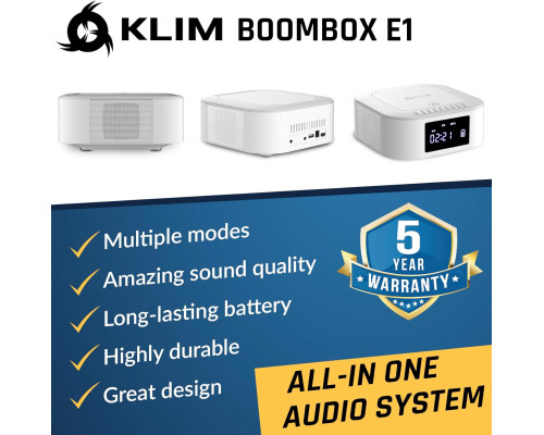 Портативна аудіосистема з CD-програвачем KLIM Boombox E1