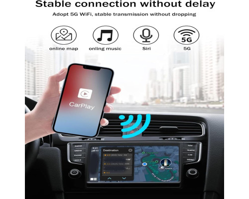 Автомобільний адаптер HOLEPLUS для бездротового CarPlay
