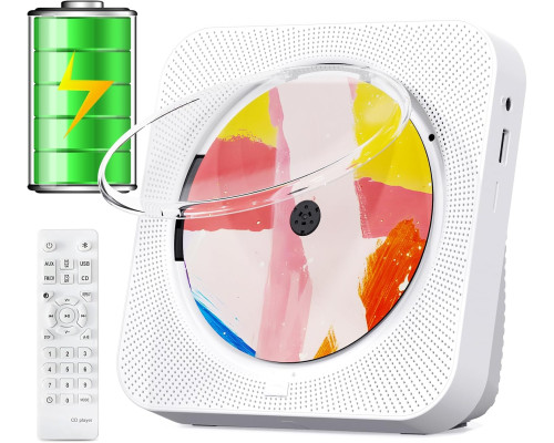 Портативний CD-плеєр KC-718 з Bluetooth та акумулятором 2600 мАг