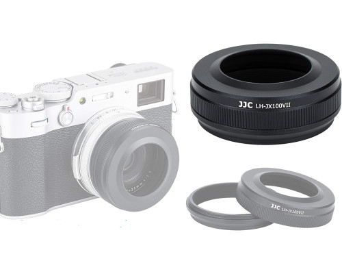 Чорна металева бленда об'єктиву JJC LH-JX100VII