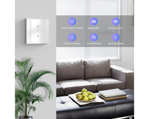 Розумний перемикач для ролети Maxcio WiFi з підтримкою Alexa