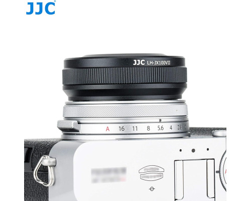 Чорна металева бленда об'єктиву JJC LH-JX100VII
