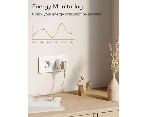 Розумна розетка Nooie Smart Plug WiFi з голосовим керуванням для дому