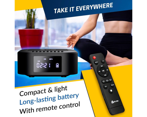 Портативна аудіосистема KLIM Boombox E1 з CD-програвачем/FM/Bluetooth/USB