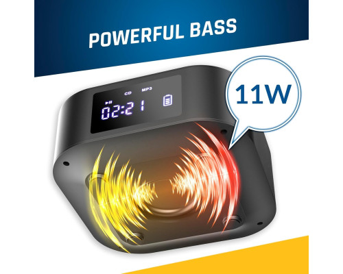 Портативна аудіосистема KLIM Boombox E1 з CD-програвачем/FM/Bluetooth/USB