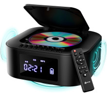 Портативна аудіосистема KLIM Boombox E1 з CD-програвачем/FM/Bluetooth/USB