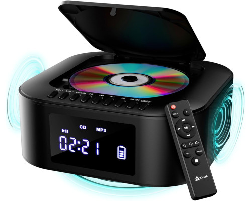 Портативна аудіосистема KLIM Boombox E1 з CD-програвачем/FM/Bluetooth/USB