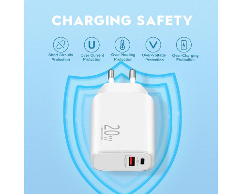 Зарядний пристрій LUOSIKE 20 Вт USB C