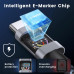 Кабель RAMPOW USB C - USB C 240 Вт 1 м (2 шт)