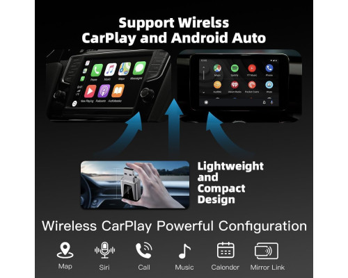 Бездротовий адаптер CarPlay 2-в-1 TERRIFI