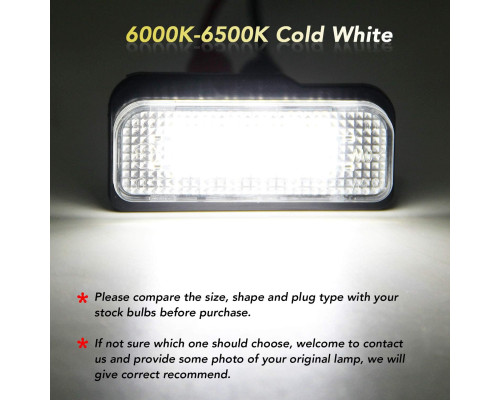 Світлодіодне підсвічування номерного знака WinPower 6000K (Комплект 2шт)