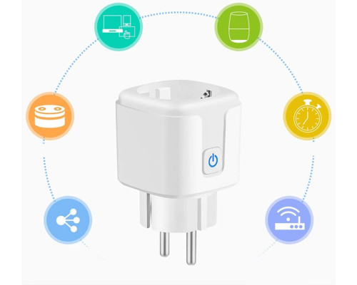 Електрична розетка для розумного будинку 16A ZigBee Tuya WiFi EU