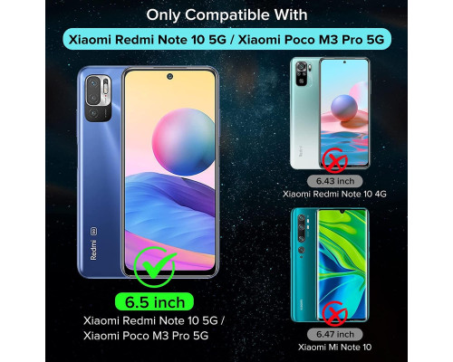 Силіконовий чохол ivoler для Xiaomi Redmi Note 10 5G / Xiaomi Poco M3 Pro 5G