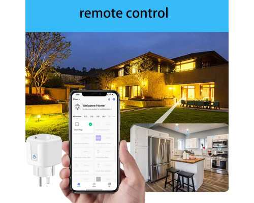 Електрична розетка для розумного будинку 16A ZigBee Tuya WiFi EU