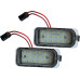 2 x 18 LED підсвічування номерного знака E4 12 V для Ford Fiesta Mondeo Focus C-Max S-Max Kuga Galaxy/030706