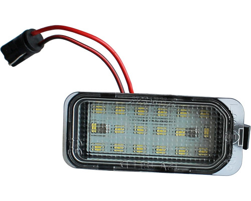 2 x 18 LED підсвічування номерного знака E4 12 V для Ford Fiesta Mondeo Focus C-Max S-Max Kuga Galaxy/030706