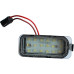 2 x 18 LED підсвічування номерного знака E4 12 V для Ford Fiesta Mondeo Focus C-Max S-Max Kuga Galaxy/030706