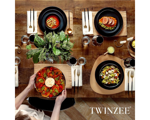 Керамічні тарілки Twinzee набір 6шт.