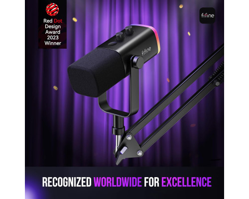 Ігровий мікрофон з кронштейном FIFINE XLR/USB