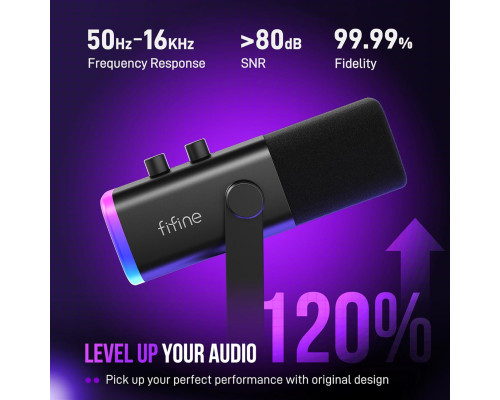 Ігровий мікрофон з кронштейном FIFINE XLR/USB